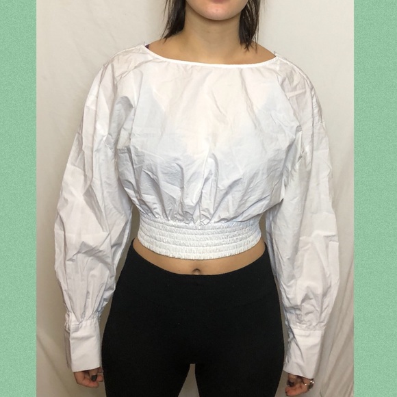white long sleeve top - Picture 1 of 2